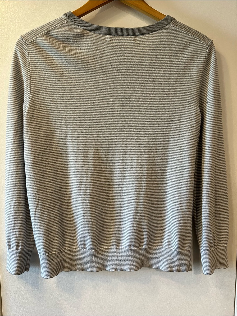 Vintage Banana Republic Silk Blend Striped Cardigan, Sz-L - Picture 5 of 6